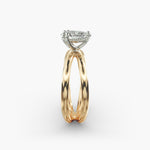 Load image into Gallery viewer, Pear Lab-Grown Diamond Double Band Ring – Chic Designer Look | IGI Certified | 10K/14K/18K Gold
