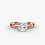 Load image into Gallery viewer, Cushion Lab-Grown Diamond — Milgrain Infinity Band | IGI Certified | 10K/14K/18K Gold
