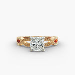 Load image into Gallery viewer, Cushion Lab-Grown Diamond — Milgrain Infinity Band | IGI Certified | 10K/14K/18K Gold
