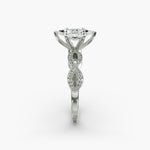 Load image into Gallery viewer, Marquise Lab-Grown Diamond Ring – Twisted Milgrain Band | IGI Certified | 10K/14K/18K Gold
