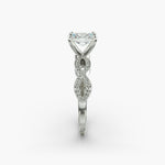 Load image into Gallery viewer, Oval Lab-Grown Diamond Ring – Twisted Milgrain Band | IGI Certified | 10K/14K/18K Gold

