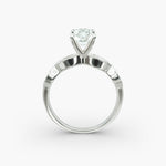 Load image into Gallery viewer, Radiant Cut Lab-Grown Diamond Infinity Twist Ring with Milgrain | IGI Certified | 10K/14K/18K Gold
