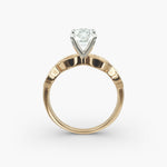Load image into Gallery viewer, Radiant Cut Lab-Grown Diamond Infinity Twist Ring with Milgrain | IGI Certified | 10K/14K/18K Gold
