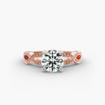 Load image into Gallery viewer, Round Brilliant Lab-Grown Diamond — Milgrain Infinity Band | IGI Certified | 10K/14K/18K Gold
