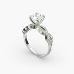 Load image into Gallery viewer, Round Brilliant Lab-Grown Diamond — Milgrain Infinity Band | IGI Certified | 10K/14K/18K Gold
