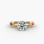 Load image into Gallery viewer, Round Brilliant Lab-Grown Diamond — Milgrain Infinity Band | IGI Certified | 10K/14K/18K Gold

