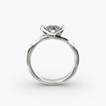 Load image into Gallery viewer, Round Brilliant Lab-Grown Diamond Twisted Dual Band Ring – Modern Luxury | IGI Certified | 10K/14K/18K Gold
