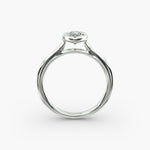Load image into Gallery viewer, Marquise Lab-Grown Diamond Bezel Engagement Ring | IGI Certified | 10K/14K/18K Gold
