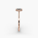 Load image into Gallery viewer, Princess Cut Bezel Set Lab-Grown Diamond Ring | 0.50–5.00 Carat | IGI Certified | Yellow, White, Rose Gold
