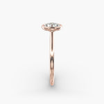 Load image into Gallery viewer, Round Lab-Grown Diamond Bezel-Set Engagement Ring | Modern Solitaire | IGI Certified | 10K/14K/18K Gold
