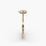 Load image into Gallery viewer, Round Lab-Grown Diamond Bezel-Set Engagement Ring | Modern Solitaire | IGI Certified | 10K/14K/18K Gold
