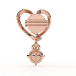 Load image into Gallery viewer, Round Lab Grown Diamond Dangle Earrings 0.50 CTW in 10K 14K 18K White Yellow Rose Gold
