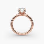 Load image into Gallery viewer, Cushion Lab-Grown Diamond Ring – Dual Band Style | IGI Certified | 10K/14K/18K Gold
