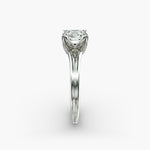 Load image into Gallery viewer, Cushion Lab-Grown Diamond Ring – Dual Band Style | IGI Certified | 10K/14K/18K Gold
