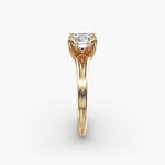 Load image into Gallery viewer, Cushion Lab-Grown Diamond Ring – Dual Band Style | IGI Certified | 10K/14K/18K Gold
