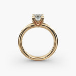 Load image into Gallery viewer, Emerald Lab-Grown Diamond Double Band Ring – Designer Style | IGI Certified | 10K/14K/18K Gold
