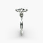 Load image into Gallery viewer, Marquise Lab-Grown Diamond Double Band Ring – Designer Style | IGI Certified | 10K/14K/18K Gold
