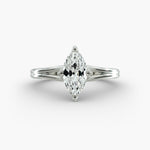 Load image into Gallery viewer, Marquise Lab-Grown Diamond Double Band Ring – Designer Style | IGI Certified | 10K/14K/18K Gold
