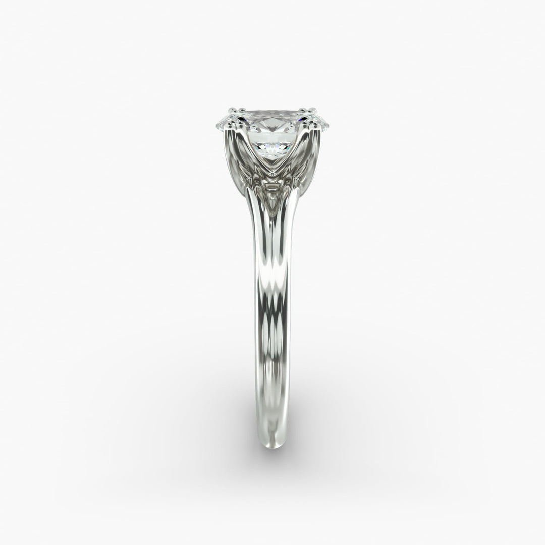 Oval Lab-Grown Diamond Double Band Ring – Designer Style | IGI Certified | 10K/14K/18K Gold