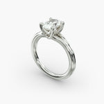 Load image into Gallery viewer, Oval Lab-Grown Diamond Double Band Ring – Designer Style | IGI Certified | 10K/14K/18K Gold
