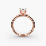 Load image into Gallery viewer, Pear Lab-Grown Diamond Double Band Ring – Designer Style | IGI Certified | 10K/14K/18K Gold
