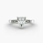 Load image into Gallery viewer, Pear Lab-Grown Diamond Double Band Ring – Designer Style | IGI Certified | 10K/14K/18K Gold
