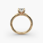 Load image into Gallery viewer, Princess Cut Twelve Prong Milgrain Rope Style Lab-Grown Diamond Ring | 0.50–5.00 Carat | IGI Certified | Yellow, White, Rose Gold
