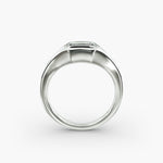 Load image into Gallery viewer, Emerald Lab-Grown Diamond USA Style Ring – Unique Designer Look | IGI Certified | 10K/14K/18K Gold
