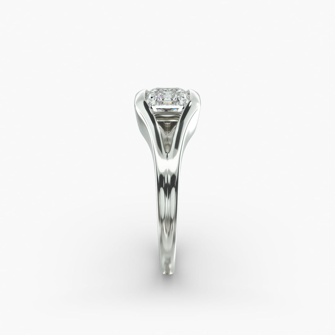 Emerald Lab-Grown Diamond USA Style Ring – Unique Designer Look | IGI Certified | 10K/14K/18K Gold
