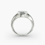 Load image into Gallery viewer, Oval Lab-Grown Diamond USA Style Ring – Unique Designer Look | IGI Certified | 10K/14K/18K Gold
