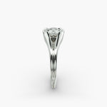 Load image into Gallery viewer, Oval Lab-Grown Diamond USA Style Ring – Unique Designer Look | IGI Certified | 10K/14K/18K Gold
