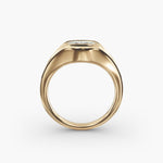 Load image into Gallery viewer, Oval Lab-Grown Diamond USA Style Ring – Unique Designer Look | IGI Certified | 10K/14K/18K Gold
