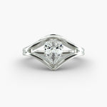 Load image into Gallery viewer, Pear Lab-Grown Diamond USA Style Ring – Unique Designer Look | IGI Certified | 10K/14K/18K Gold
