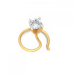 Load image into Gallery viewer, 18K Yellow Gold Daily Wear Nose Pin
