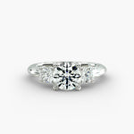 Load image into Gallery viewer, 14k Gold Perfect Round Brilliant Cut Solitaire Diamond Engagement Ring
