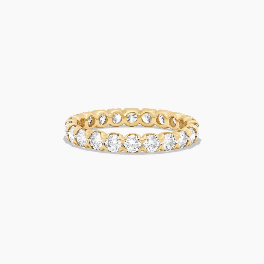 Lab Grown Diamond Eternity Band Ring | 0.50 to 2.00 CTW | Round Cut Full Eternity Style