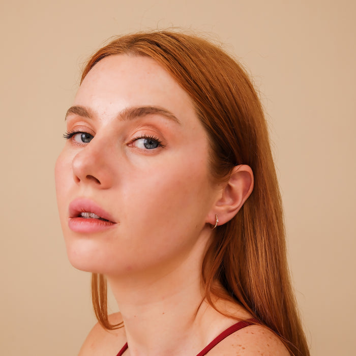 Pear & Round Lab-Grown Diamond Hoop Earrings 0.17 CTW – 14 Stones | 10K, 14K, 18K Gold | IGI Certified