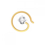 Load image into Gallery viewer, 18K Yellow Gold Daily Wear Nose Pin
