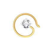 10K Yellow Gold Daily Wear Nose Pin
