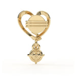 Load image into Gallery viewer, Round Lab Grown Diamond Dangle Earrings 0.50 CTW in 10K 14K 18K White Yellow Rose Gold
