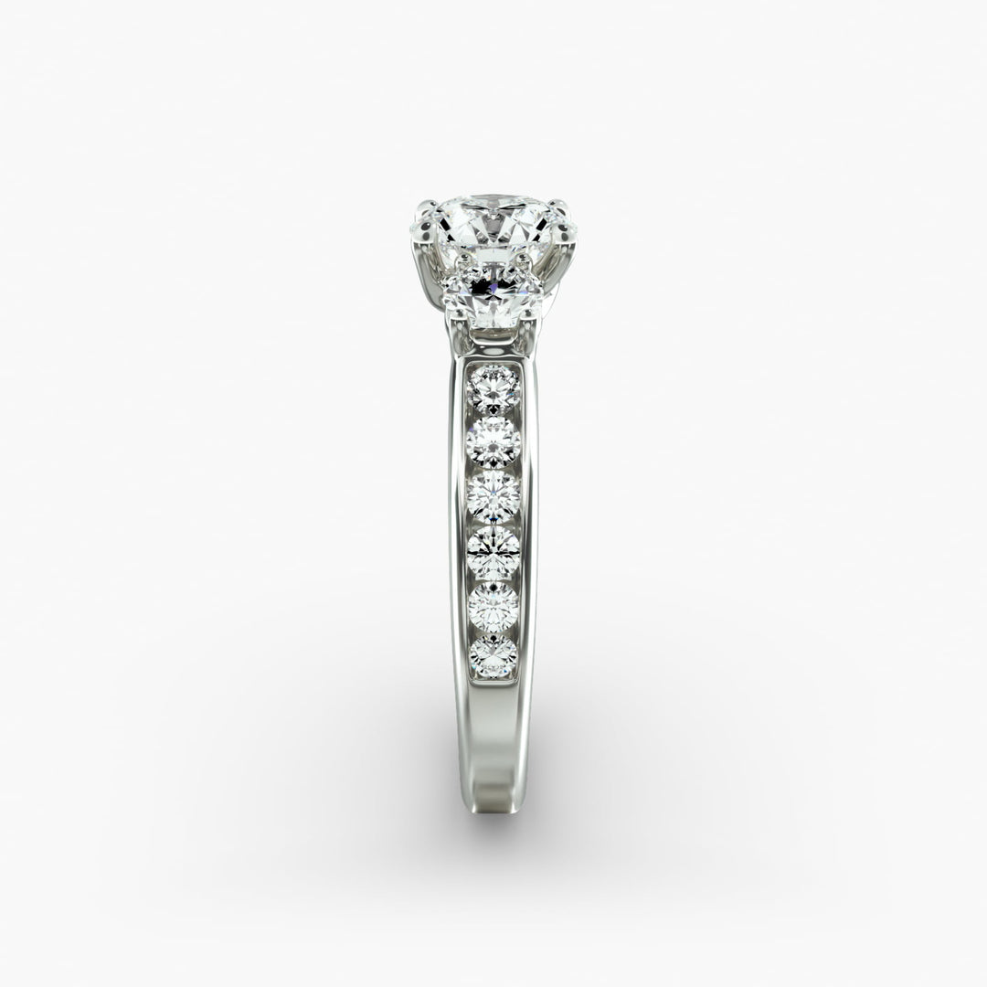 10k Gold Classic Round Cut Solitaire Diamond Engagement Ring