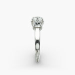 Load image into Gallery viewer, 10K Gold Round Brilliant Cut Solitaire Diamond Engagement Ring
