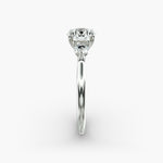 Load image into Gallery viewer, 14K Gold Three Stone Round Shaped Diamond Engagement Ring
