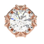 Load image into Gallery viewer, X-Style Round Lab Grown Diamond Earrings 1.61 CTW in 10K 14K 18K White Yellow Rose Gold
