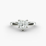 Load image into Gallery viewer, Heart Lab-Grown Diamond Twisted Band Engagement Ring | IGI Certified | 10K/14K/18K Gold
