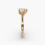 Load image into Gallery viewer, Heart Lab-Grown Diamond Twisted Band Engagement Ring | IGI Certified | 10K/14K/18K Gold
