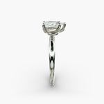 Load image into Gallery viewer, Pear Lab-Grown Diamond Four-Prong Engagement Ring with Twisted Mounting | Unique Solitaire | IGI Certified | 10K/14K/18K Gold
