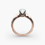 Load image into Gallery viewer, Pillow-Style Cushion Lab-Grown Diamond Ring | 0.50–5.00 Carat | IGI Certified | Yellow, White &amp; Rose Gold
