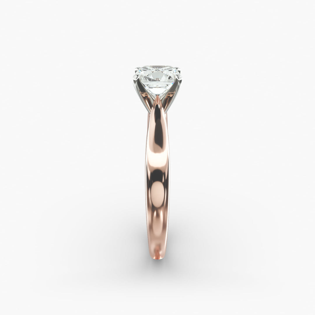 Pillow-Style Cushion Lab-Grown Diamond Ring | 0.50–5.00 Carat | IGI Certified | Yellow, White & Rose Gold
