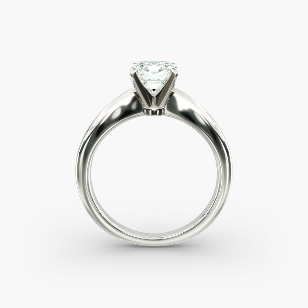 Pillow-Style Cushion Lab-Grown Diamond Ring | 0.50–5.00 Carat | IGI Certified | Yellow, White & Rose Gold
